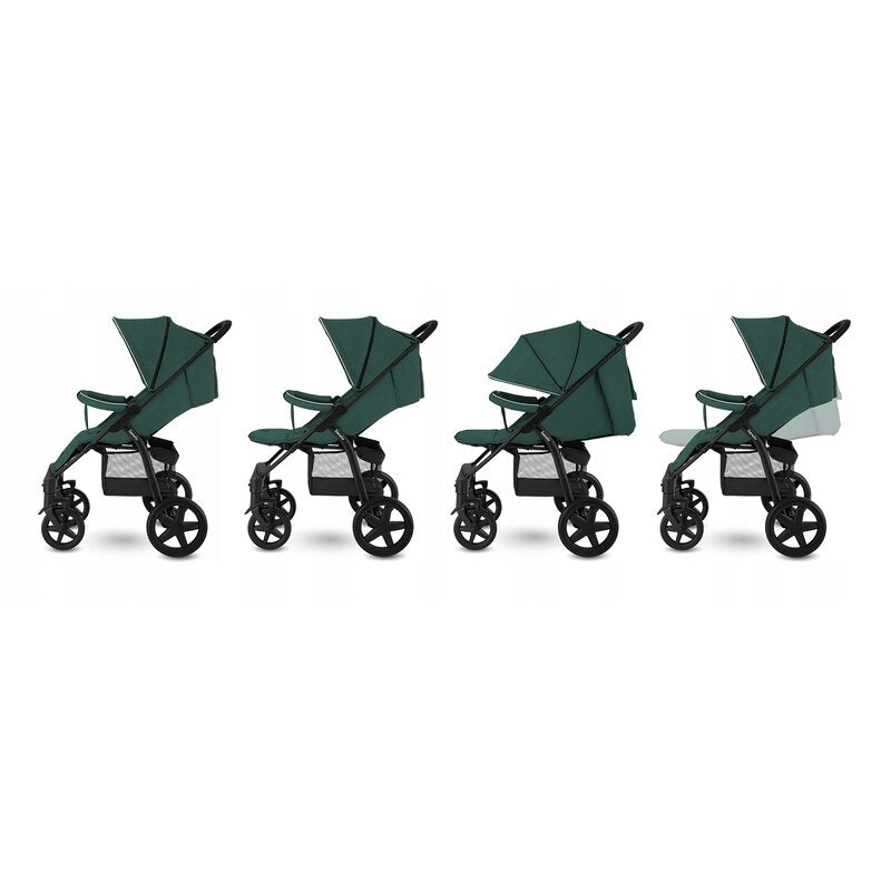 Carucior sport, Lionelo, Annet Tour, De la nastere, Cu capotina impermeabila, Cu filtru UPF 50+, Cu maner reglabil, Plasa de tantari, Suport biberon, Saculet pentru picioare, Pana la 22 kg, Cu certifi