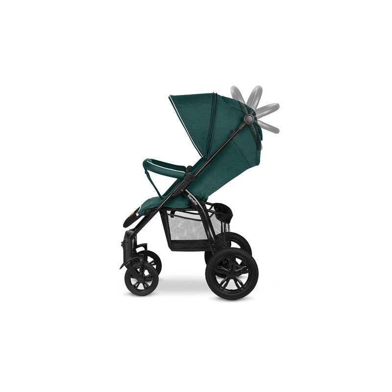 Carucior sport, Lionelo, Annet Tour, De la nastere, Cu capotina impermeabila, Cu filtru UPF 50+, Cu maner reglabil, Plasa de tantari, Suport biberon, Saculet pentru picioare, Pana la 22 kg, Cu certifi