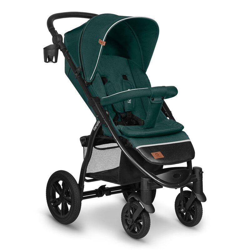 Carucior sport, Lionelo, Annet Tour, De la nastere, Cu capotina impermeabila, Cu filtru UPF 50+, Cu maner reglabil, Plasa de tantari, Suport biberon, Saculet pentru picioare, Pana la 22 kg, Cu certifi