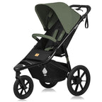 Carucior sport Lionelo Azura, Verde - suspensie completa