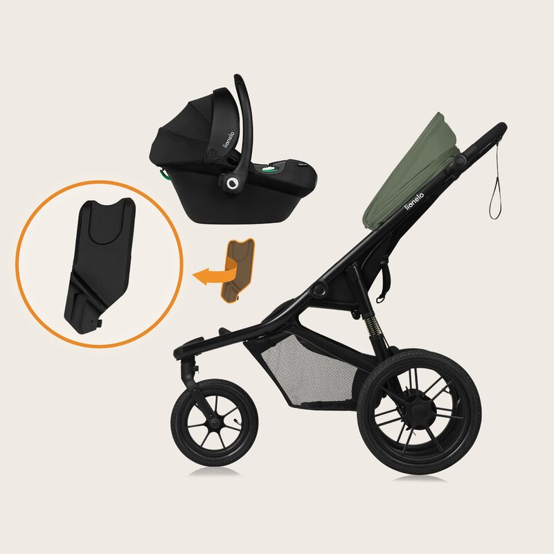 Carucior sport Lionelo Azura, Verde