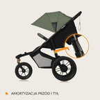 Carucior sport Lionelo Azura, Verde