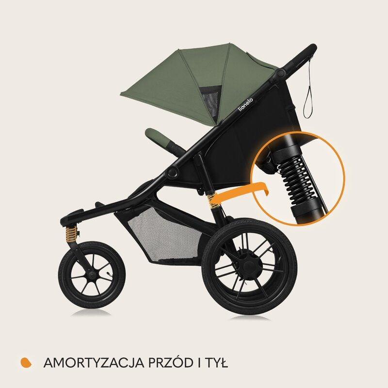Carucior sport Lionelo Azura, Verde