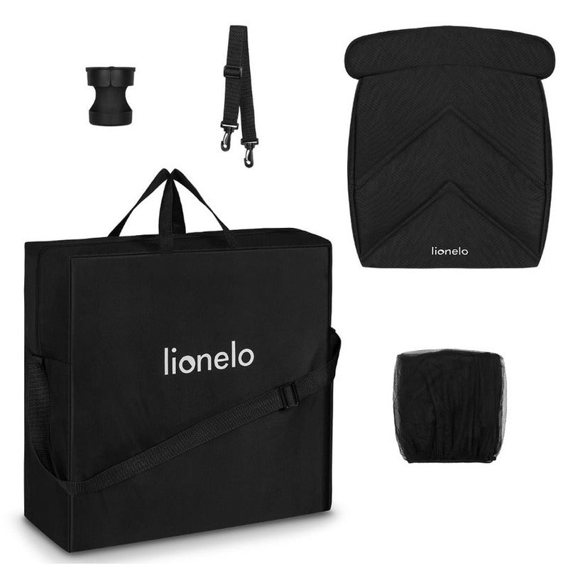 Carucior sport, Lionelo, Cloe, Cu accesorii, Cadru din aluminiu, Pana la 22 kg, Usor, Pliere compacta pentru avion, cu o singura mana, Ideal pentru toate tipurile de suprafete, 6 luni+, Maro