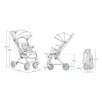 Carucior sport Lionelo Cloe, Maro