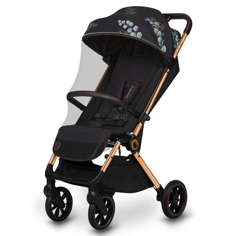 Carucior sport Lionelo Cloe Golden Moments, Negru