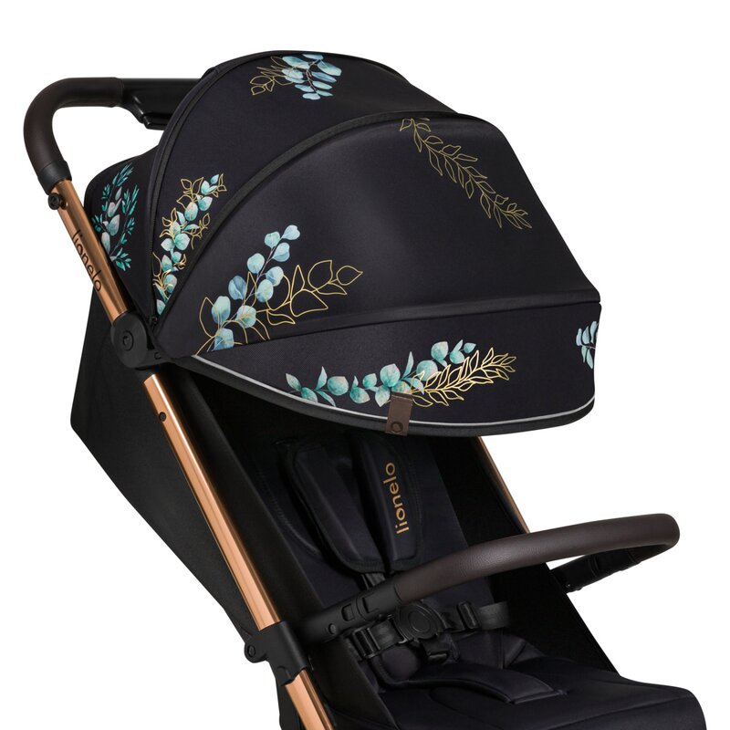 Carucior sport Lionelo Cloe Golden Moments, Negru