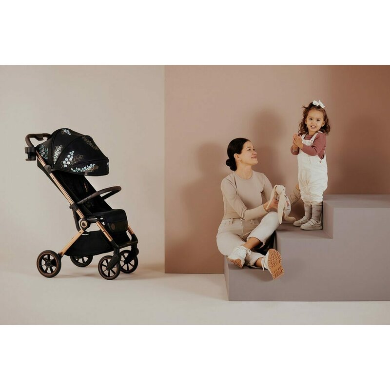Carucior sport Lionelo Cloe Golden Moments, Negru