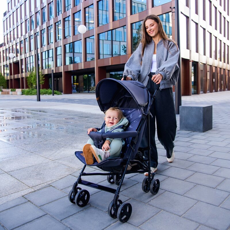 Carucior Sport Lionelo Elia Pliere Umbrela Plasa Tantari Maro