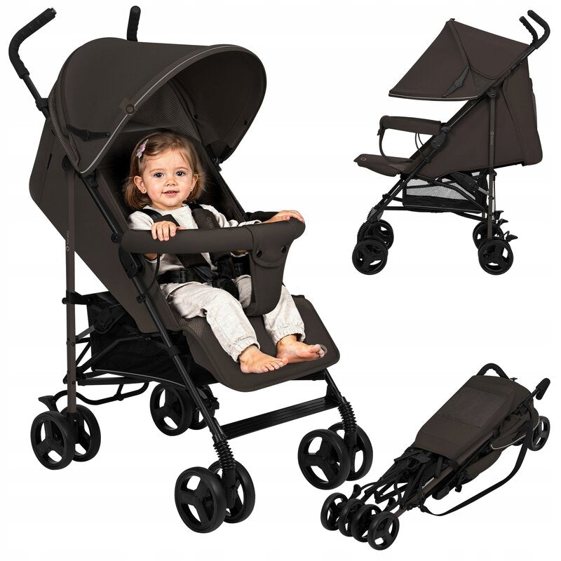 Carucior Sport Lionelo Elia Pliere Umbrela Plasa Tantari Maro