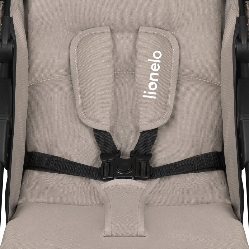 Carucior sport Lionelo Emma Plus Beige Latte – centura de siguranta