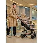 Carucior sport Lionelo Emma Plus Beige Latte – vedere cu capotina