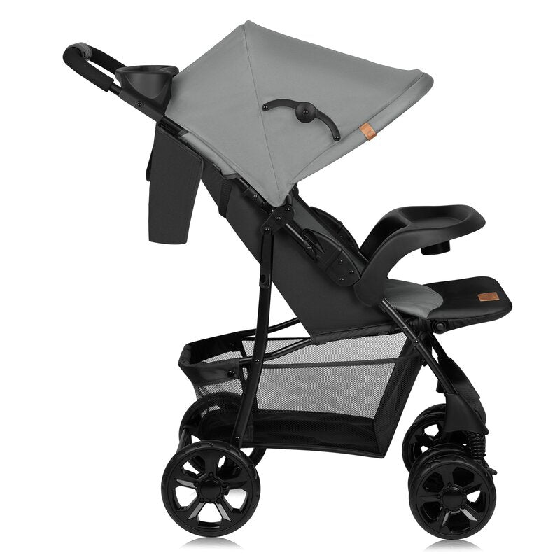 Carucior sport Lionelo Emma Plus Grey Dove – vedere din fata