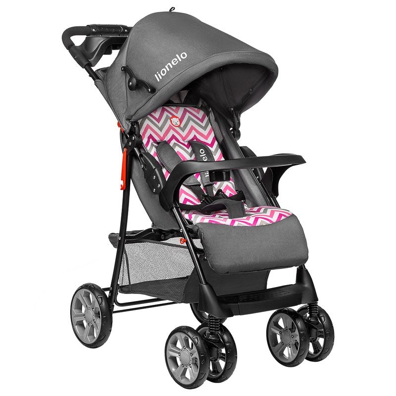 Carucior sport Lionelo Emma Plus Pink Scandi – vedere de ansamblu