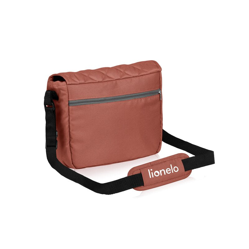 Carucior sport Lionelo Emma Plus Coral Pink – geanta pentru parinte