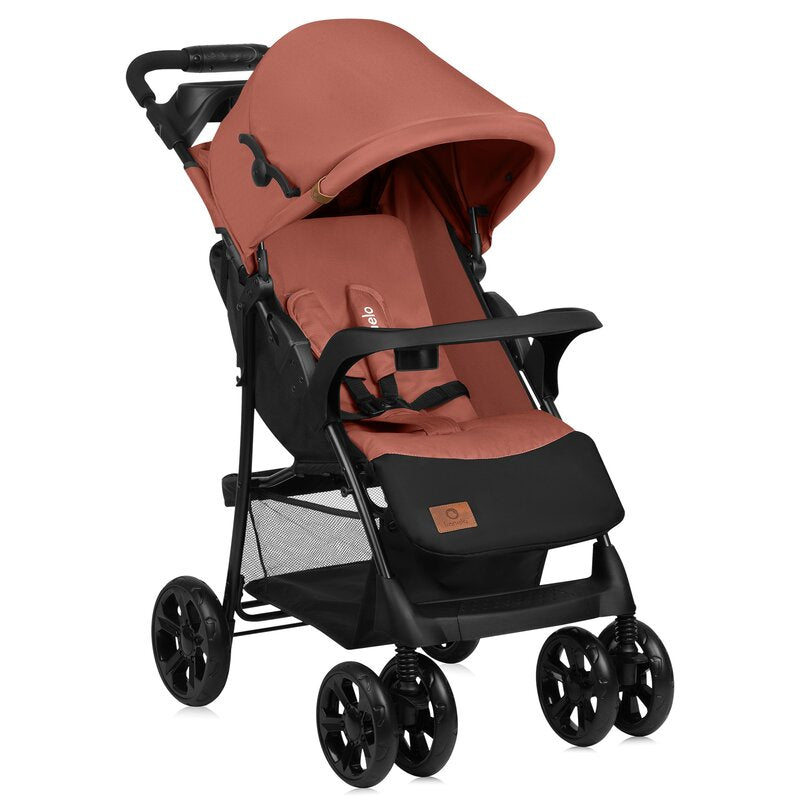 Carucior sport Lionelo Emma Plus Coral Pink – vedere de ansamblu