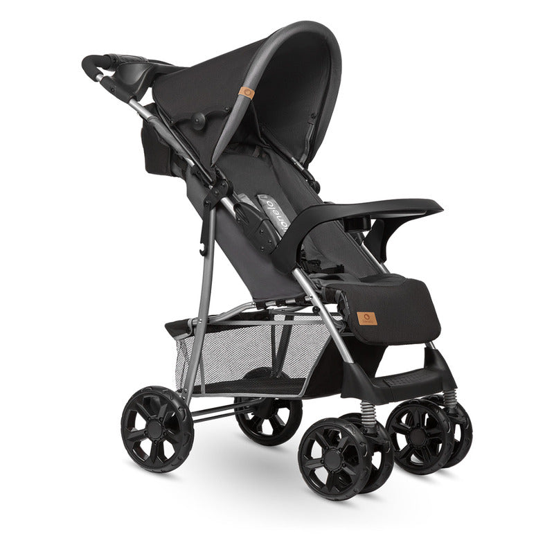 Carucior sport, Lionelo, Emma Plus, Cu tavita, 2 Suporturi pentru pahar, Geanta accesorii, Conform cu standardul european de securitate EN1888-1, Stone