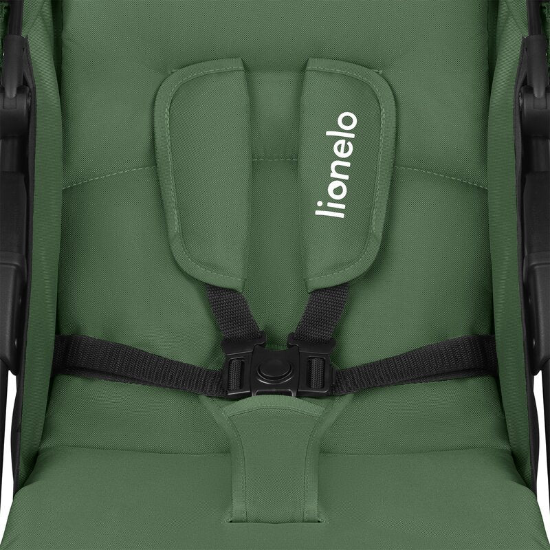 Carucior sport Lionelo Emma Plus Green Emerald – centura de siguranta