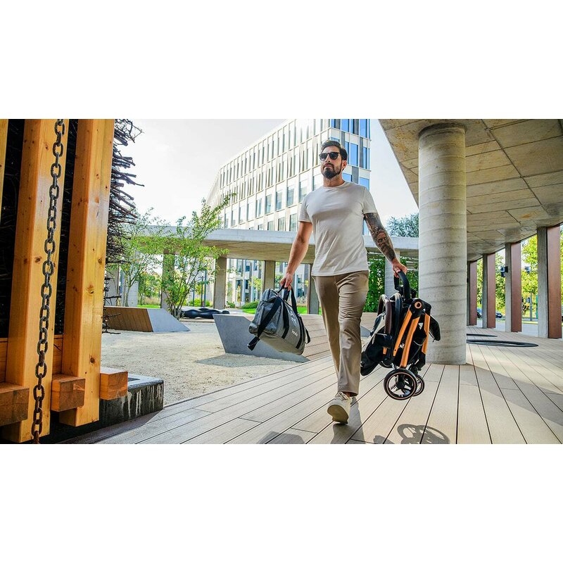 Carucior Sport Lionelo Ingrid Capota UPF50+ Pliere Automata 22 kg Gri