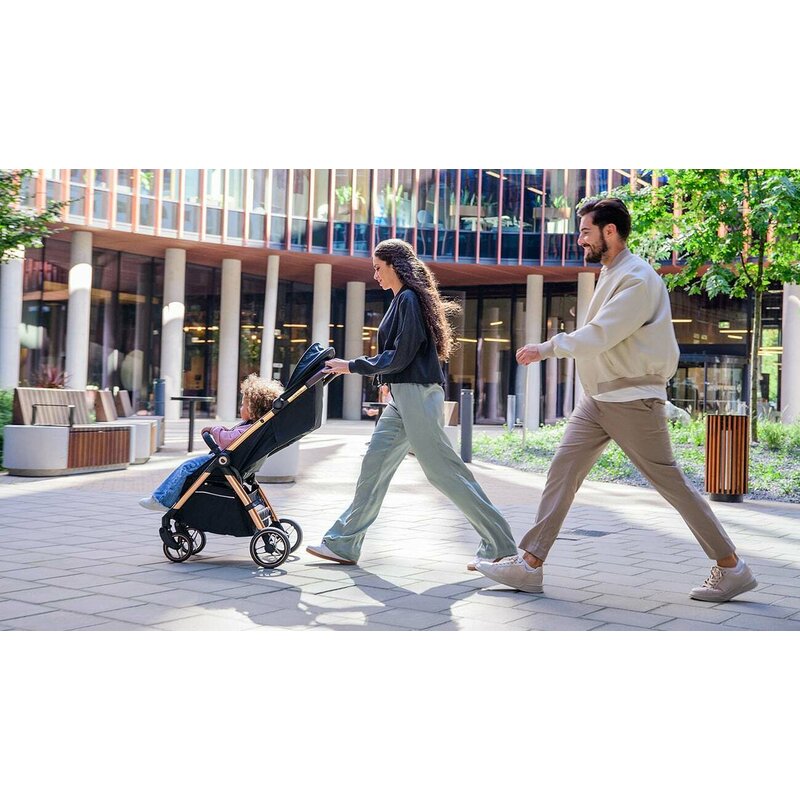 Carucior Sport Lionelo Ingrid Capota UPF50+ Pliere Automata 22 kg Gri