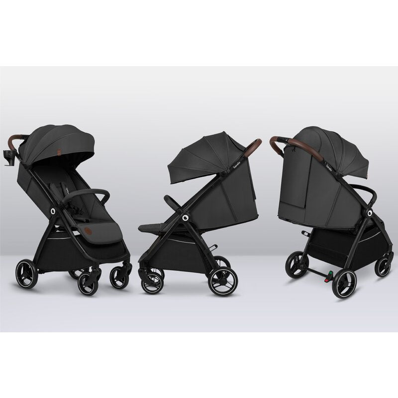 Carucior Sport Lionelo Ingrid Capota UPF50+ Pliere Automata 22 kg Gri