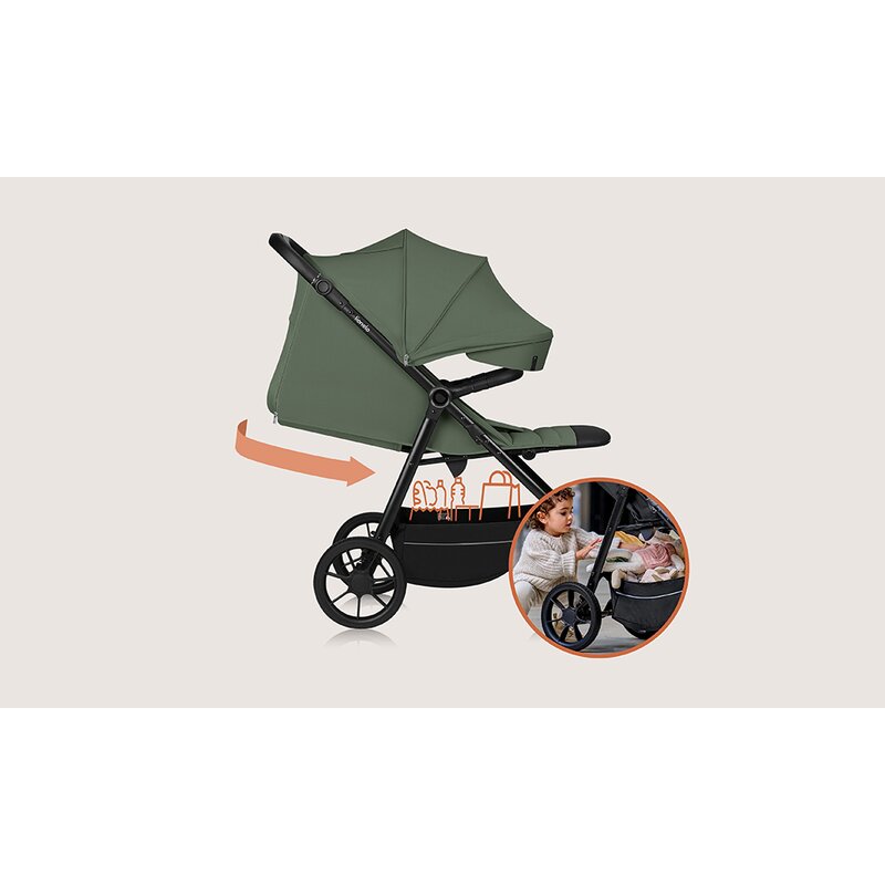 Carucior sport Lionelo Iva, Verde