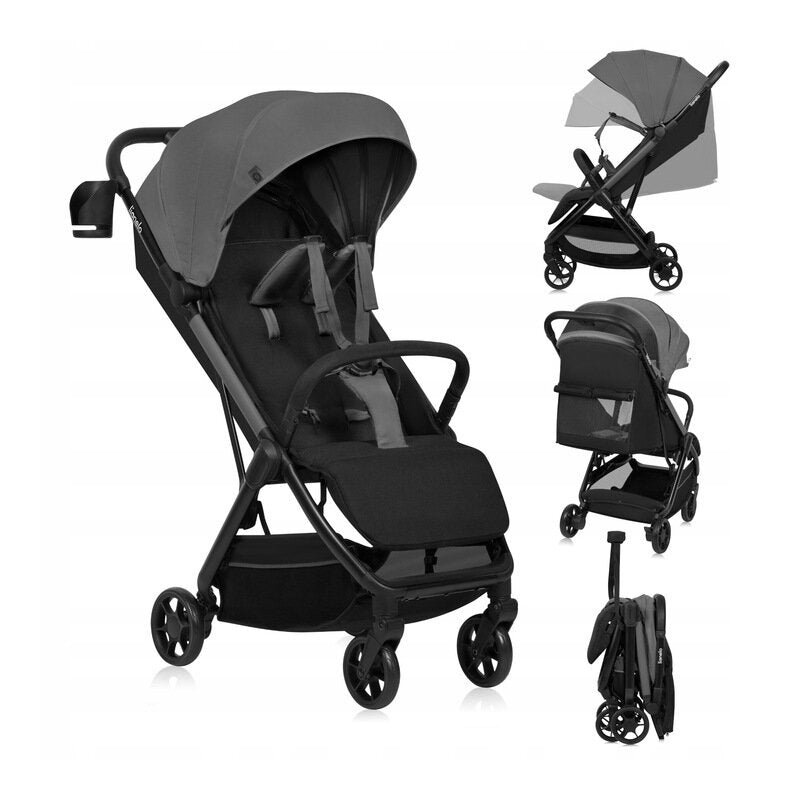 Carucior sport Lionelo Julie Air, Gri