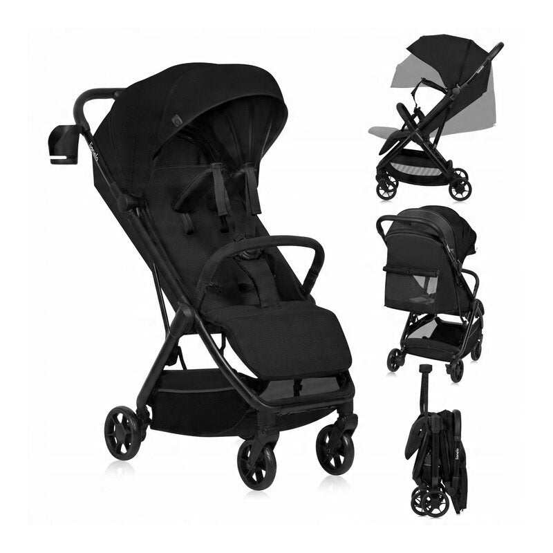 Carucior sport Lionelo Julie Air, Negru Onyx