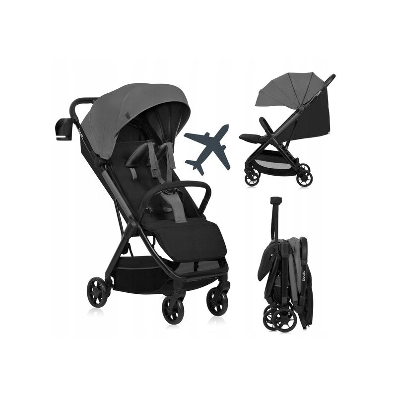 Carucior sport Lionelo Julie Air, Gri