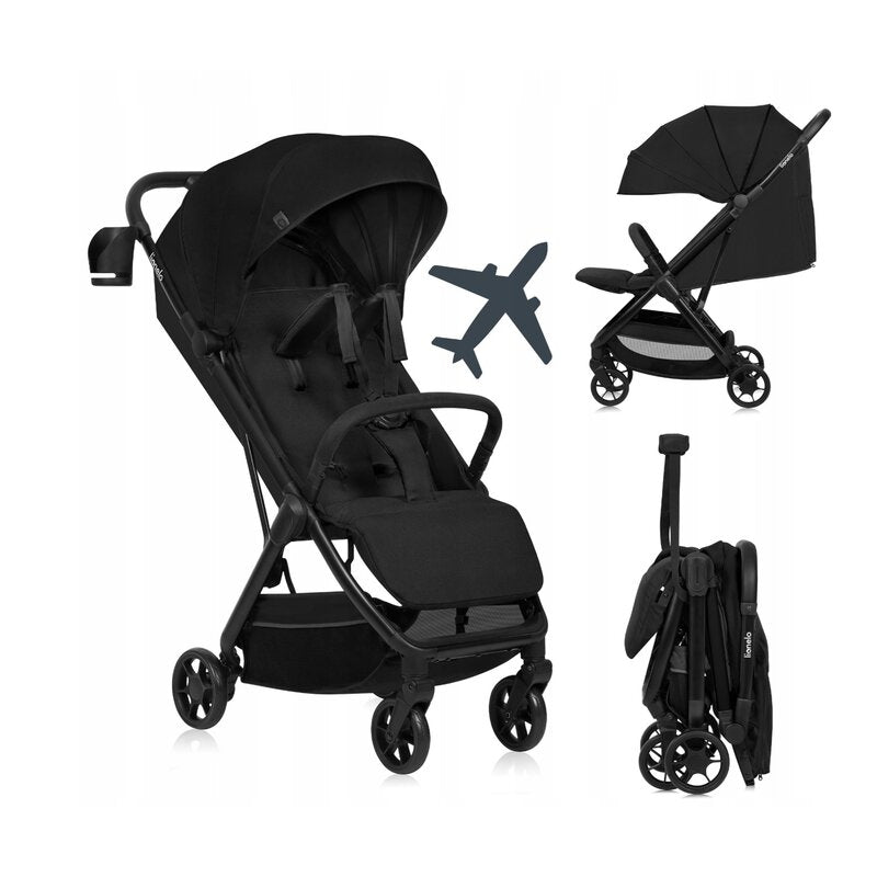 Carucior sport Lionelo Julie Air, Negru Onyx