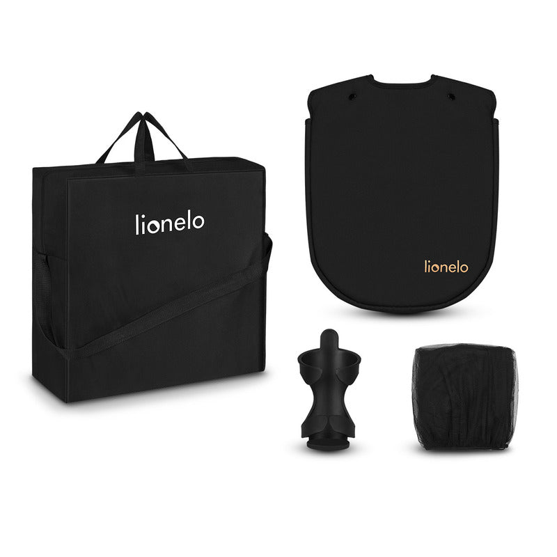Carucior sport Lionelo Julie One, Negru/Auriu - copertina XXL