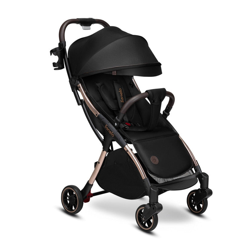 Carucior sport Lionelo Julie One, Negru/Auriu - vedere de ansamblu