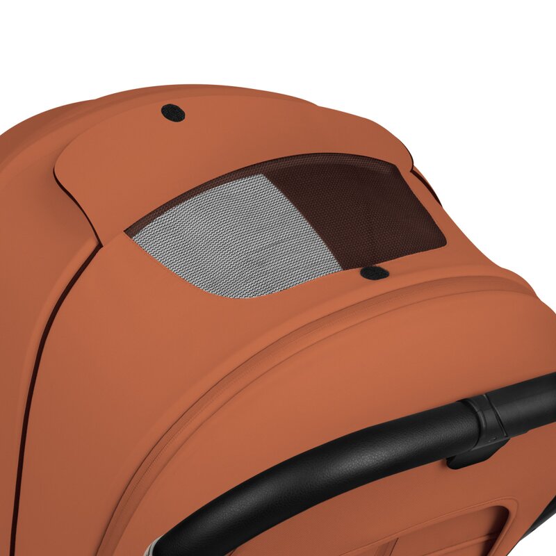 Carucior sport, Lionelo, Mika Plus, Cadru din aluminiu, Copertina XXL, Spatar reglabil in 3 pozitii, Cu accesorii, Pana la 22 kg, 6-48 luni; EN1888-1, EN1888-2 EN1466, Maro