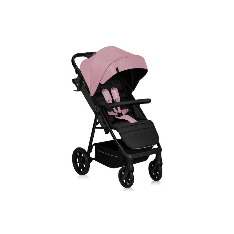 Carucior Sport Lionelo Mira Maner Reglabil Spatar 3 Pozitii 22kg Roz