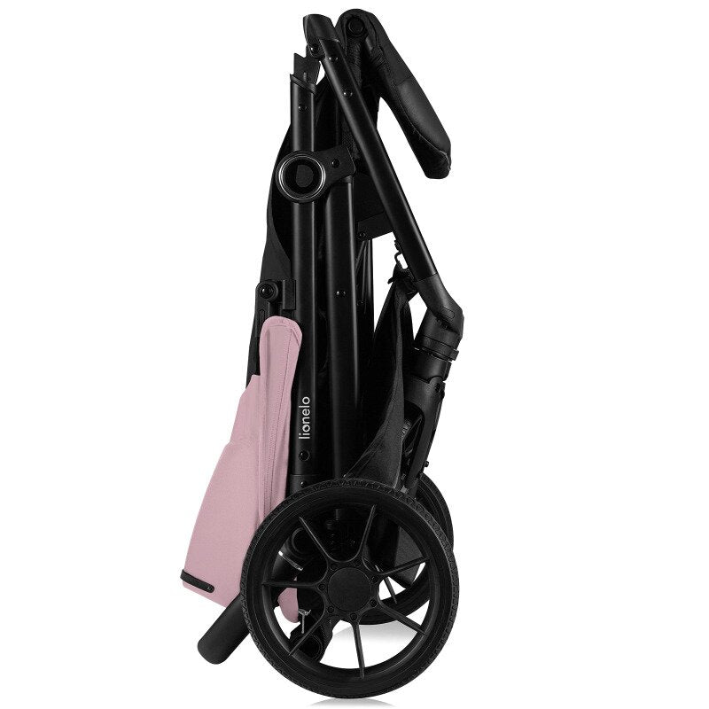 Carucior sport, Lionelo, Mira, Maner reglabil in 5 pozitii, Spatar si suport de picioare reglabile, Plasa de tantari si suport biberon incluse, Pana la 22 kg, 6 luni+, Conform cu EN1888-1, EN1888-2, Testare SGS, Roz