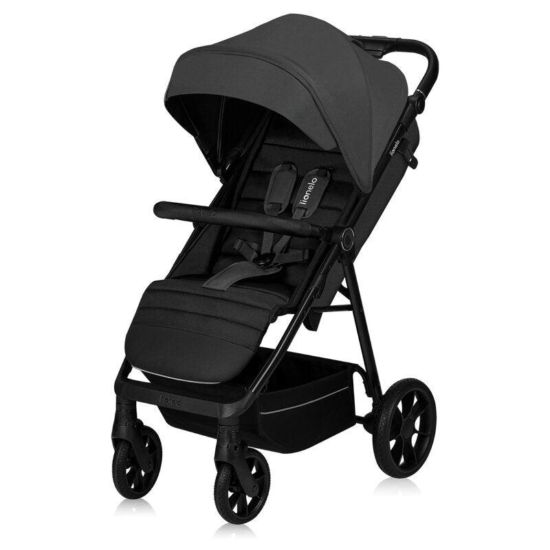 Carucior Sport Lionelo Mira Maner Reglabil 5 Pozitii Pana la 22 kg Gri