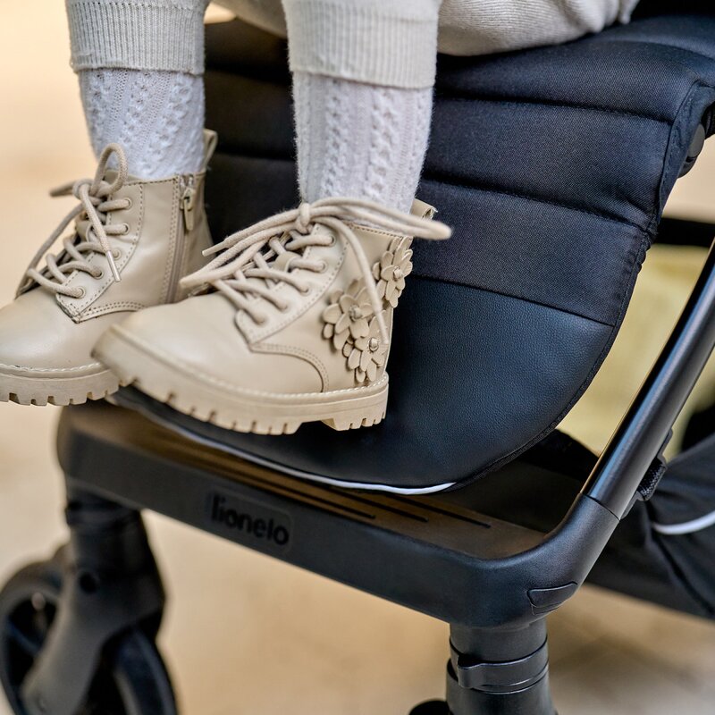 Carucior Sport Lionelo Mira Maner Reglabil Spatar 3 Pozitii 22kg Bej