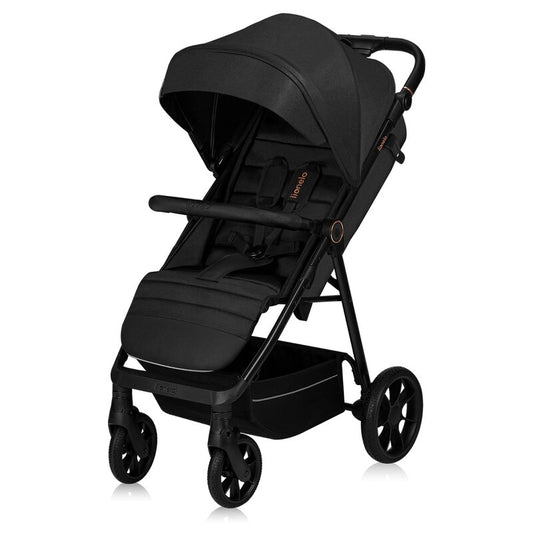 Carucior Sport Lionelo Mira Maner Reglabil Spatar 3 Pozitii 22kg Negru