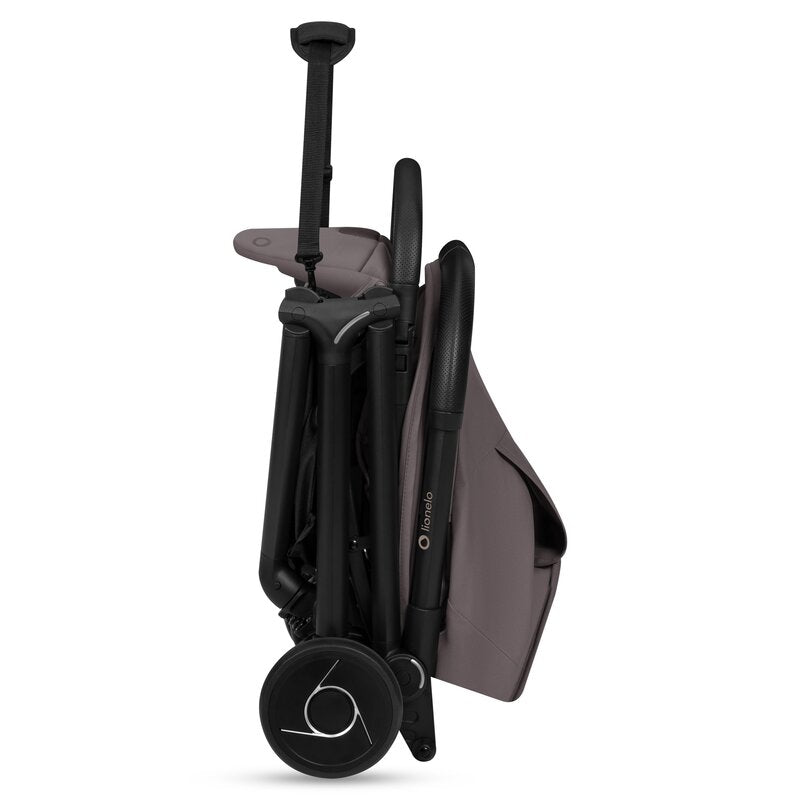 Carucior sport, Lionelo, Sia, 5.9 kg, Ultracompact, Pliere rapida cu o mana, Copertina UPF50+, Plasa de tantari si suport pentru biberon incluse, 6-48 luni, Sustine 22 kg, Bej Taupe