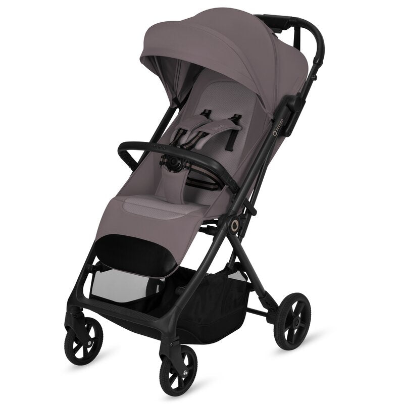 Carucior sport, Lionelo, Tansi, Pliere automata, Ultracompact, Manevrare cu o mana, Roti cu tehnologie GravelTech, Spatar si suport picioare reglabile, 6-48 luni, Sustine 22 kg, Bej Taupe