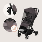 Carucior sport Lionelo Tansi, Bej Taupe