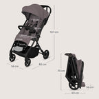 Carucior sport Lionelo Tansi, Bej Taupe