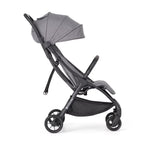 Carucior sport, Petite&Mars, Pax Ultimate, Compact - 7 kg, Spatar ajustabil, Suport picioare reglabil, Pliere tip carte, 6-36 luni, Pana la 22 kg, Gri