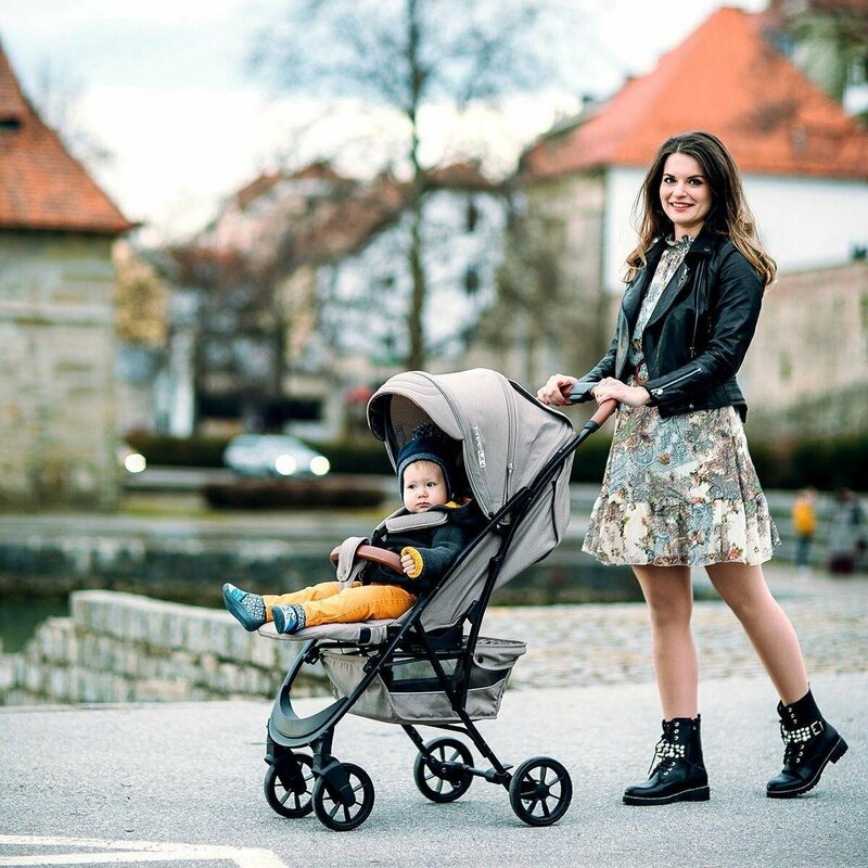 Cărucior sport FreeON Lux, bej și negru – fotografia 19 a produsului