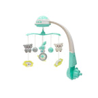 Carusel muzical Baby Mix 10 jucării, Mentă – carusel cu suport și figurine