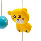 Carusel muzical Baby Mix 11 jucării, Roșu – detaliu figurină urs