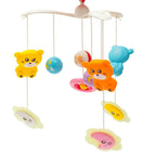 Carusel muzical Baby Mix 11 jucării, Roșu – figurine suspendate