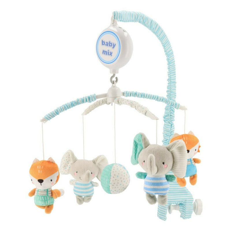 Carusel muzical Baby Mix Elephants and Foxes – carusel cu figurine