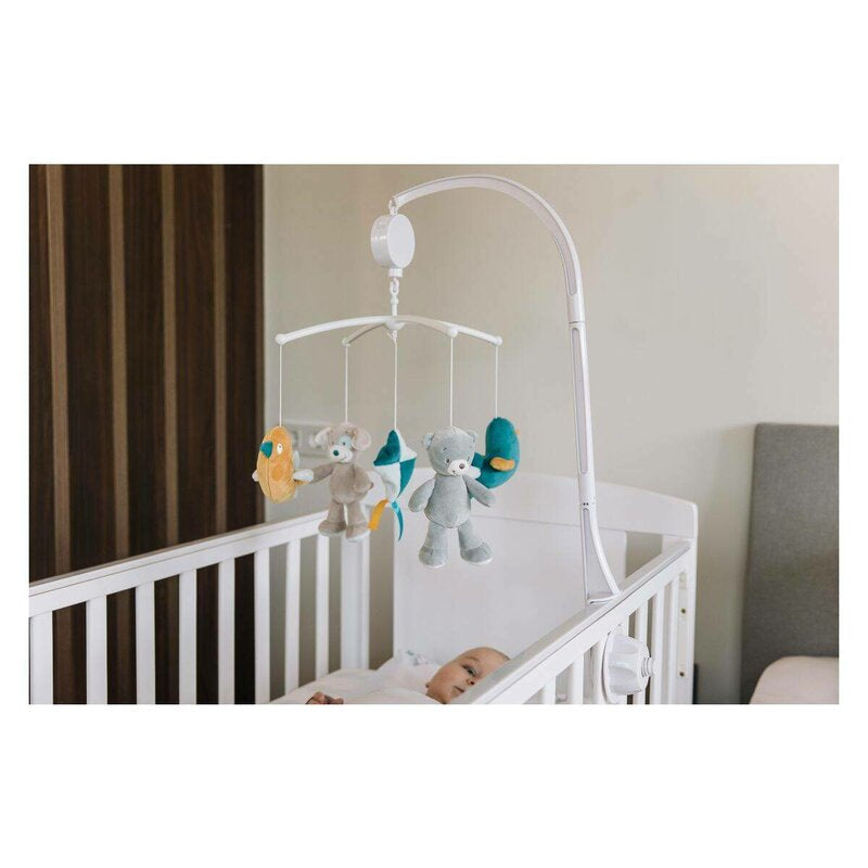 Carusel muzical, Free2Play, Pentru patut, Cu 5 jucarii din plus, Max the Bear