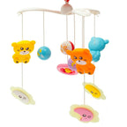 Carusel muzical Baby Mix 11 jucării, Roșu – figurine suspendate
